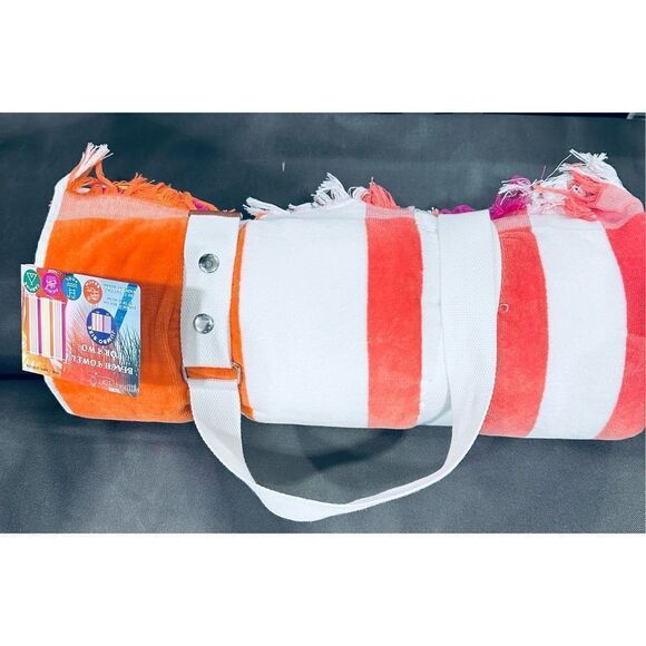 LOFT By Loftex Beach Towel jumbo Size 182 cm x 213 cm 72 in x 84 in - Picture 4 of 9